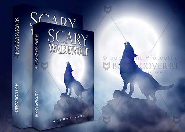 Horror-book-cover-design-Scary Warewolf-back