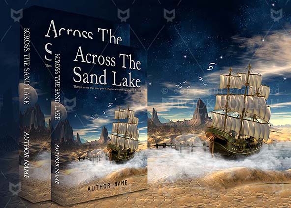 Fantasy-book-cover-design-Across The Sand Lake-back