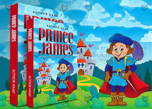 Children-book-cover-design-Prince James-back