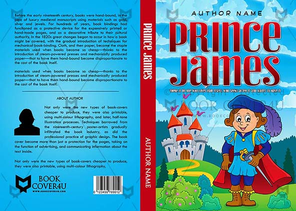 Children-book-cover-design-Prince James-front
