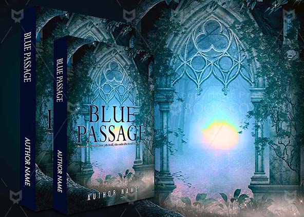 Fantasy-book-cover-design-Blue Passage-back