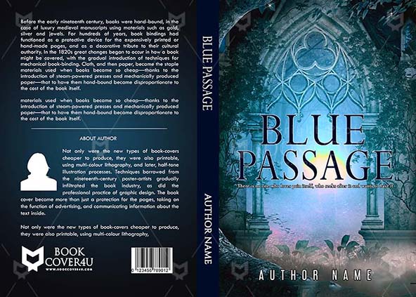 Fantasy-book-cover-design-Blue Passage-front