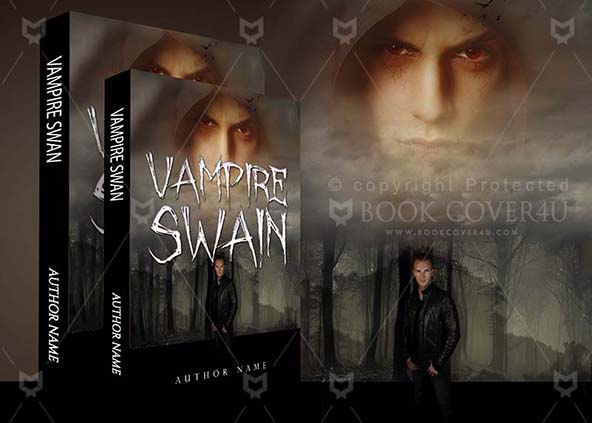Horror-book-cover-design-Vampire Swain-back