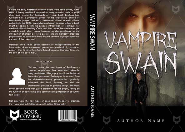Horror-book-cover-design-Vampire Swain-front