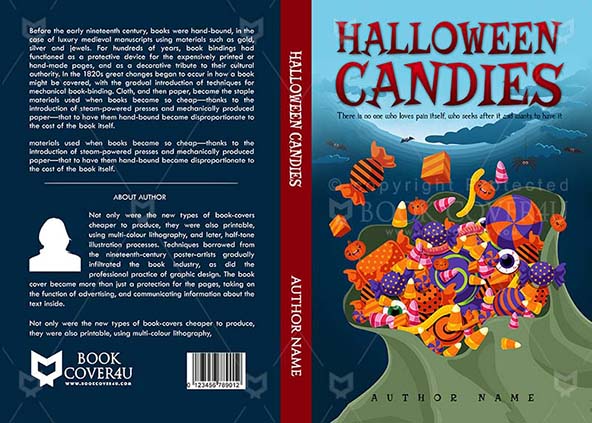 Children-book-cover-design-Halloween Candies-front