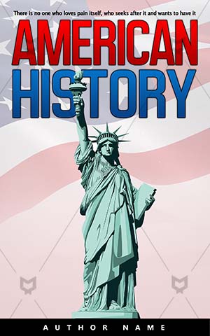 Nonfiction-book-cover-American-Vector-Statue-Liberty-of-liberty-New-york-Freedom-History-Independence-Symbol