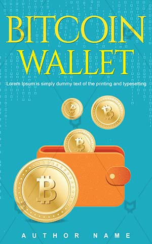 Nonfiction-book-cover-Illustration-Digital-Bit-Coin-Money-Wallet-Bitcoin-Vector-Non-fiction-Commercial