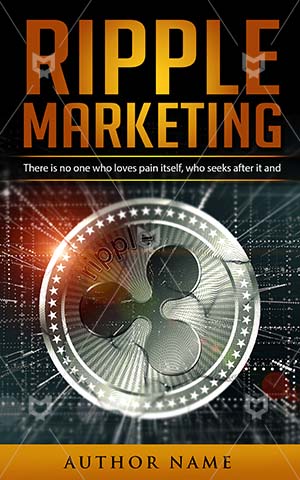 Nonfiction-book-cover-Marketing-Ripple-Money-Currency-Virtual-Crypto-currency-money-Market-Coin