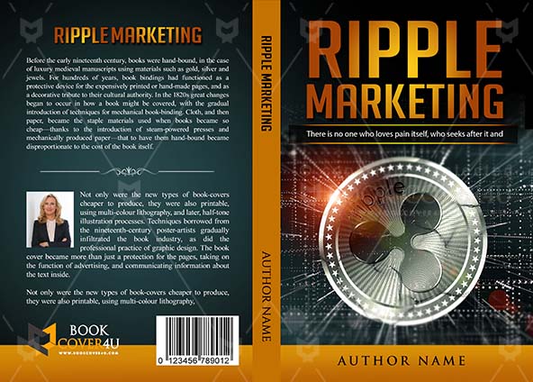Nonfiction-book-cover-design-Ripple Marketing-front