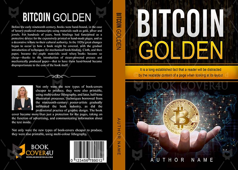 Nonfiction-book-cover-design-Bitcoin Golden-front