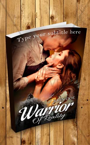 Romance-book-cover-design-Warrior Of Reality-3D