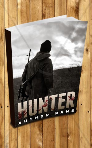 Adventures-book-cover-design-Hunter-3D