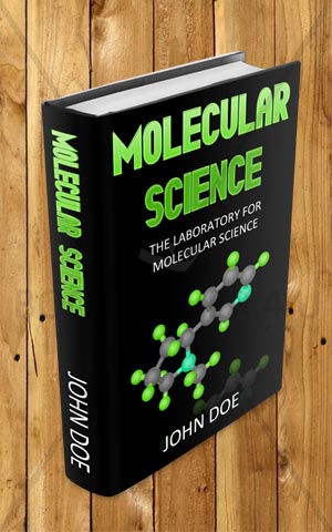 Science-book-cover-design-Molecular Science-3D