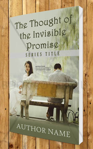 Romance-book-cover-design-The thought of the invisible promise-3D