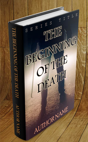 Horror-book-cover-design-THE BEGINNING OF THE DEATH-3D