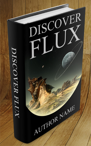 SCI-FI-book-cover-design-Discover Flux-3D
