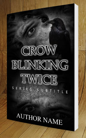 Fantasy-book-cover-design-CROW BLINKING TWICE-3D