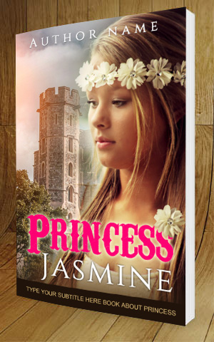 Fantasy-book-cover-design-Princess Jasmine-3D