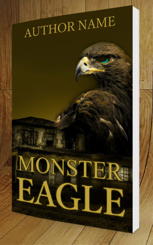 Fantasy-book-cover-design-Monster Eagle-3D