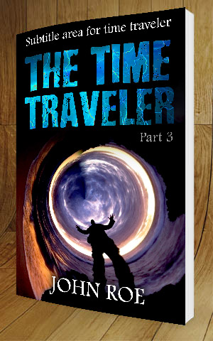 SCI-FI-book-cover-design-The time traveler-3D