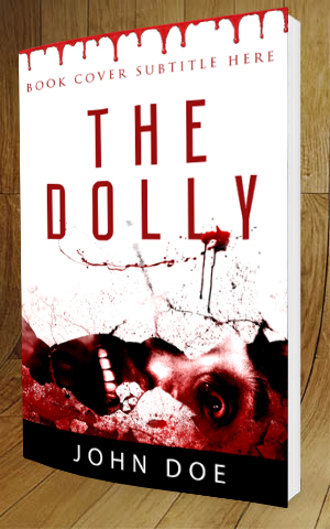 Horror-book-cover-design-The Dolly-3D