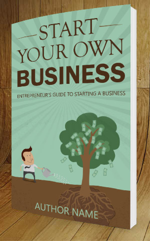 Educational-book-cover-design-Start your own business-3D