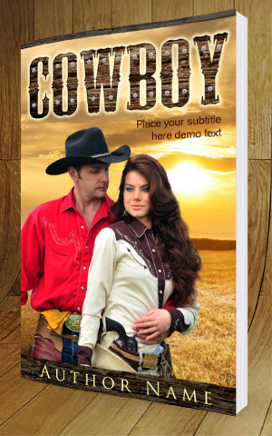 Romance-book-cover-design-The Cowboy-3D