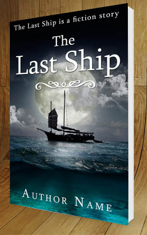 Fantasy-book-cover-design-The last ship-3D