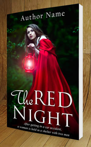 Fantasy-book-cover-design-The Red Night-3D