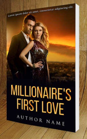 Romance-book-cover-design-Millionaires First Love-3D