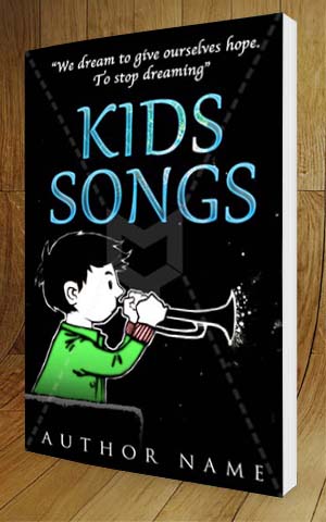 Children-book-cover-design-Kids Songs-3D