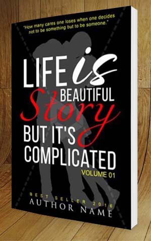 Fantasy-book-cover-design-Life Is Beautiful Story-3D