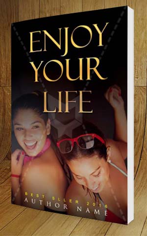 Fantasy-book-cover-design-Enjoy Your Life-3D