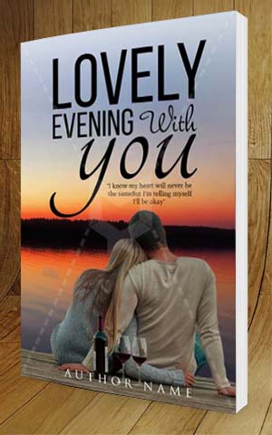 Romance-book-cover-design-Lovely Evening With You-3D