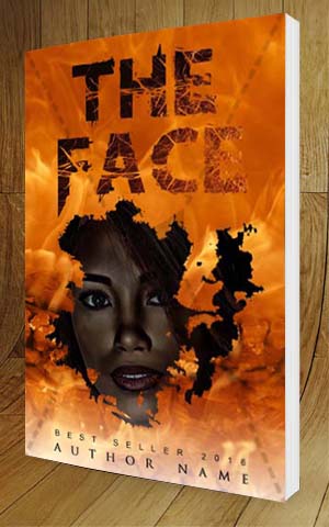 Romance-book-cover-design-The Face-3D