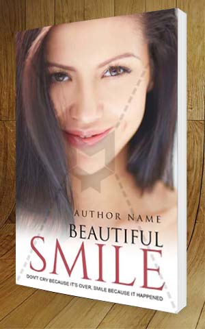 Romance-book-cover-design-Beautiful Smile-3D