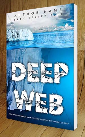 SCI-FI-book-cover-design-Deep Web-3D