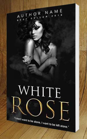 Fantasy-book-cover-design-White Rose-3D