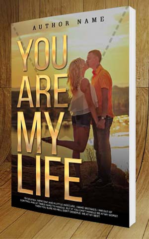 Romance-book-cover-design-You Are My Life-3D