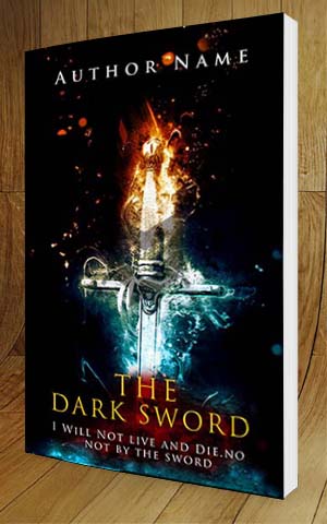 Fantasy-book-cover-design-The Dark Sword-3D
