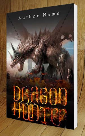 Thrillers-book-cover-design-Dragon Hunter-3D