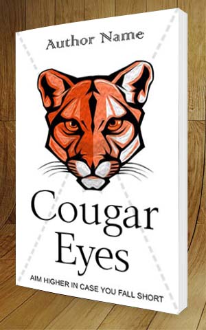 Fantasy-book-cover-design-Cougar Eyes-3D