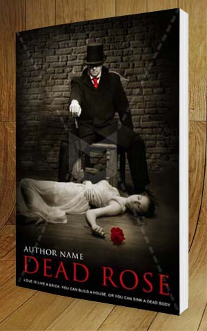 Romance-book-cover-design-Dead Rose-3D