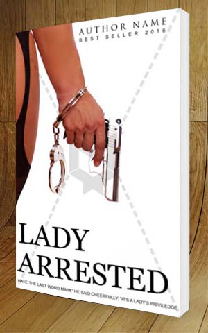 SCI-FI-book-cover-design-Lady Arrested-3D