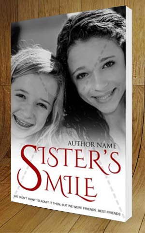 Fantasy-book-cover-design-Sisters Smile-3D