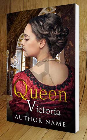 Romance-book-cover-design-Queen victoria-3D