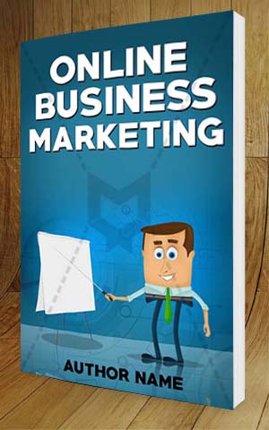 Business-book-cover-design-Online Business marketing-3D