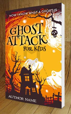 Children-book-cover-design-Ghost Attack-3D