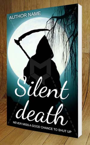 Horror-book-cover-design-Silent Death-3D