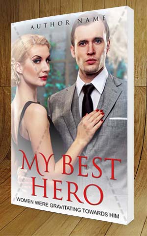Romance-book-cover-design-My Best Hero-3D